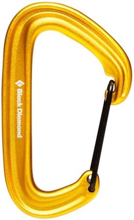 Black Diamond Litewire Carabiner Yellow