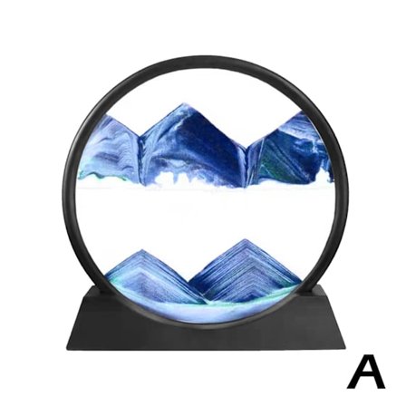 Moving Sand Art Frame 3D Deep Sea Sandscape Decoration Moving Sa