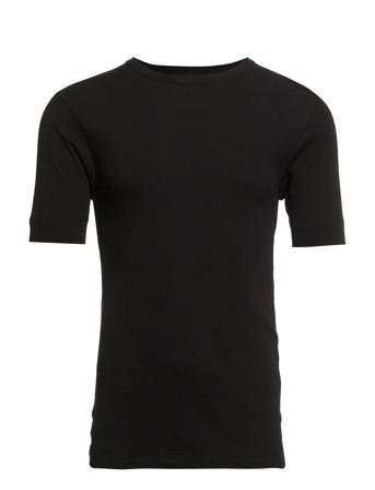 T-Shirts 1/4 Ærme Black Dovre
