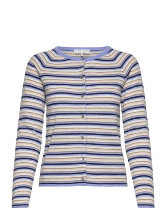 Wool & Cashmere Cardigan Strikkegenser Cardigan Multi/mønstret Rosemunde*Betinget Tilbud