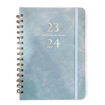 2024 Agenda Bok Dagbok Veckoplanerare LJUSBLÅ