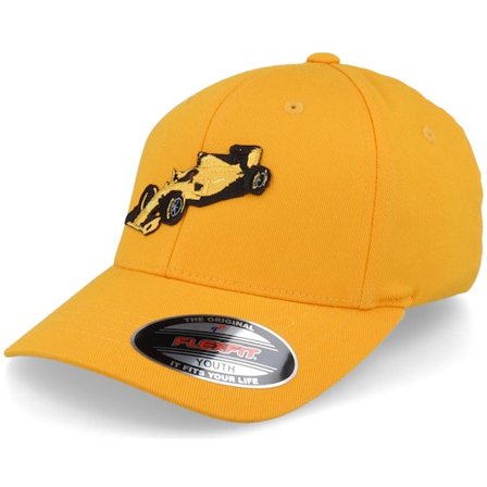 Kiddo Cap - Gelb Flexfit Cap - Yellow Racing Car Yellow Flexfit @ Hatstore