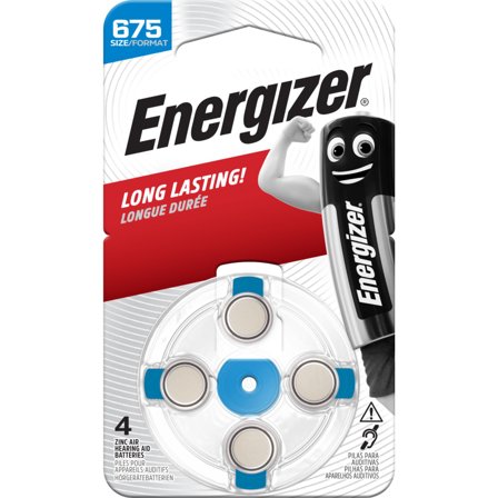 Energizer Hearing Aid Hörapparatsbatteri 675, 1,4 V 675, Elfördelning & strömförsörjning
