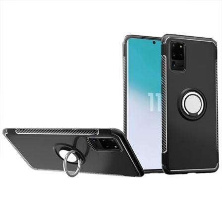 Samsung Galaxy S20 Ultra - Elegant cover med ringholder Svart