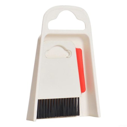 Pladsbesparende børste- og fejebakke sæt Ergonomisk håndtag Blød børsteholdbar plastik fejebakke Kompakt køkkenrengøring