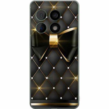 Oneplus 10 Pro Genomskinligt Skal Gyllene Rosett