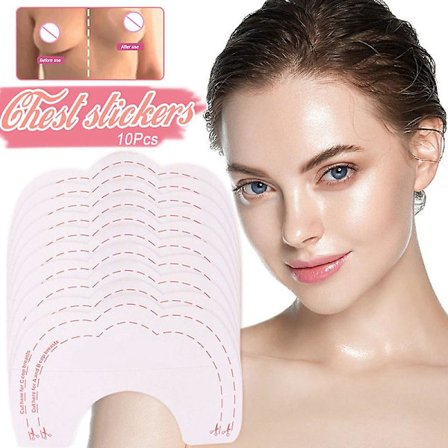 10 stk brystløft selvklebende BH Body Breast Bare Lift