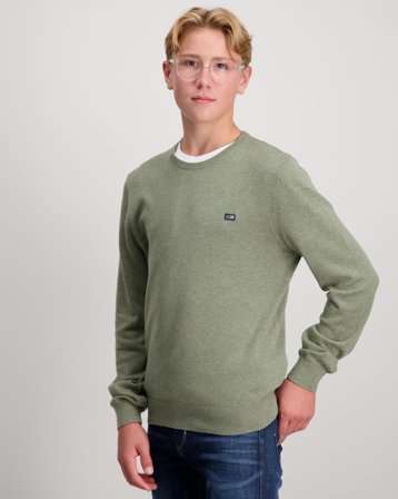 Lexington Brayden Cotton Crew Sweater Grün Pullover Jungen - Kids Brand Store