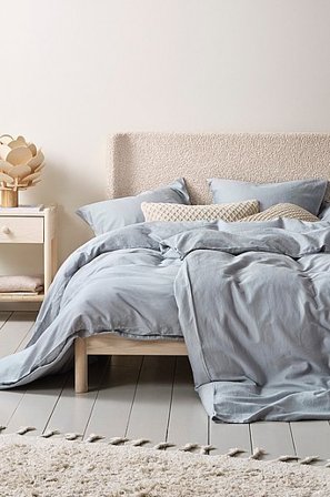 Jotex - Dekbedovertrek Van Satijn Grijs Grijs - NEZZIE - Koop Dekbedovertrek bij Jotex