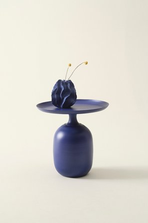 Jotex - Sidebord Diameter 49,5 Cm Blå - AMDEN - Kjøp Sidebord & småbord hos Jotex