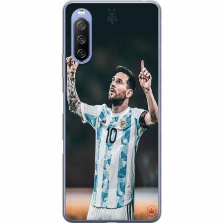 Sony Xperia 10 Iii Lite Genomskinligt Skal Messi