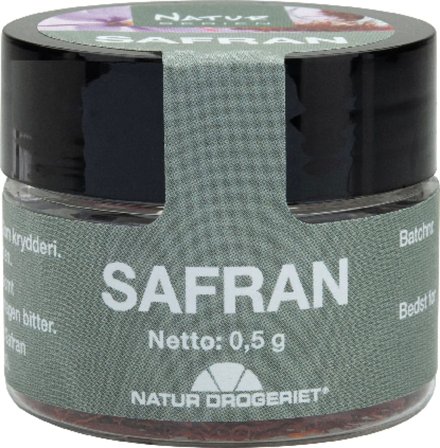 Natur Drogeriet Safran ægte hel i pose 0,5 g, Helse & Madvarer, Krydderier, Øvrigt