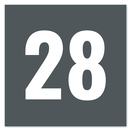 House sign - Customizable - Plastic sign engraving - 100x100mm - signomatic.com.au