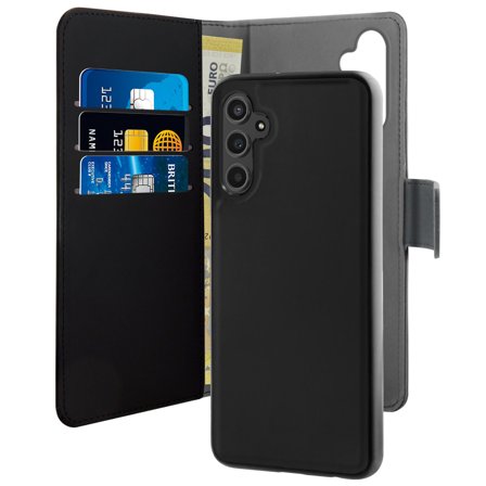 PURO Samsung Galaxy A14 LTE wallet, detachable, black