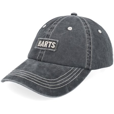 Barts - Svart unconstructed Keps - Daran Cap Black Dad Cap @ Hatstore