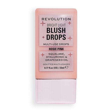 Revolution Bright Light Blush Drops Pink Rosie, Makeup, Ansigt, Blush