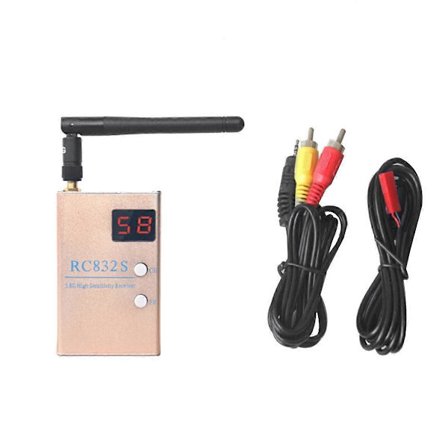 RC832S FPV 5.8G 48CH Mottagare Video Audio AV Mottagare för Quadcopter F450 S500 S550 RC832