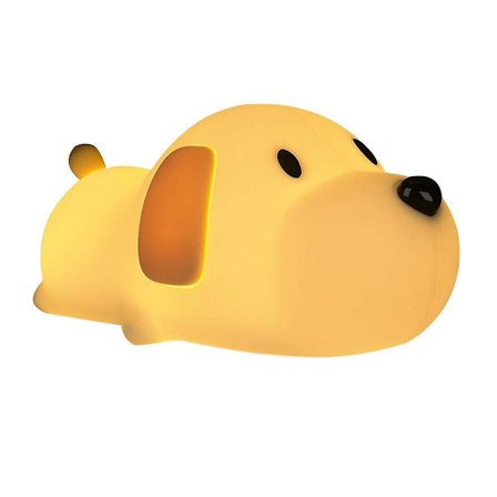 Led Night Light For Kids Soft Silicone Puppy Led Lamp With Sensitive Touch Control, Rechargeable Baby Nursery Lamp, Warm Light