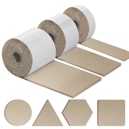 Møbelpuder Gulvbeskyttere, Filtpuder Til Møbelfødder Stoleben, Selvklæbende, Anti-ridser og Reducer Støj - Brun