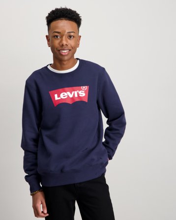 Levi's LVB BATWING CREWNECK Blå Tröjor Kille - Kids Brand Store