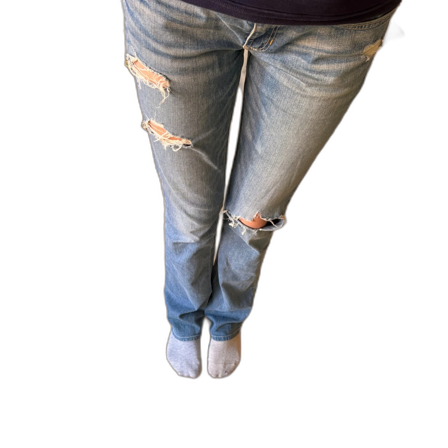 Hollister jeans med slitningar