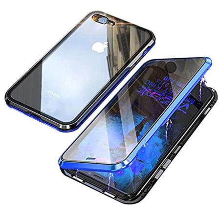 Iphone 8 - Skyddande Magnetiskt Skal Blå