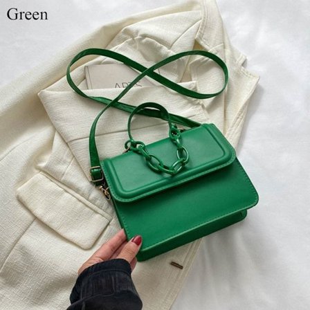 Olkalaukku Crossbody Laukku VIHREÄ