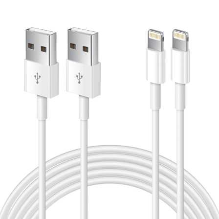 Kompatibel med Apple iPhone laddningskabel 1 meter, Lightning till USB-kabel 1 meter snabbladdning mobiltelefon lång kabel