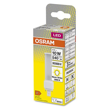 OSRAM Led Dulux D 10 5w 830 G24D-1