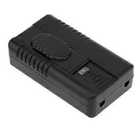 Jalkahimmentimen kytkin, täyden alueen inline-liukusäädin lattiavalaisimelle LED-lampulle Hehkulamppu 100V-120V EU-pistoke Musta SZRH A-M