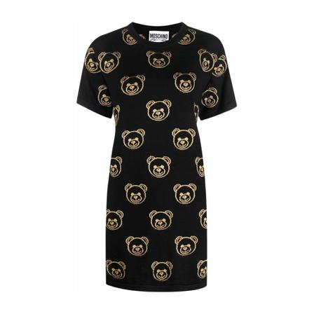 Moschino Short Dresses , Zwart , Dames , Maat: 2XS