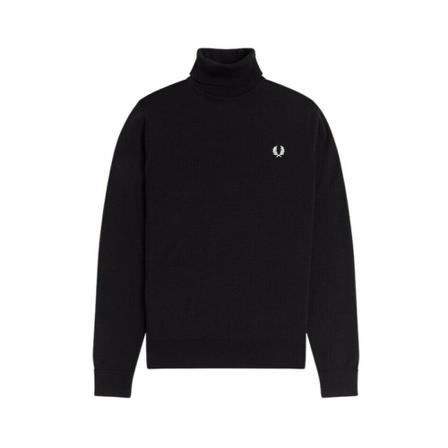 Fred Perry Turtlenecks Sort, Herre Rullekraver