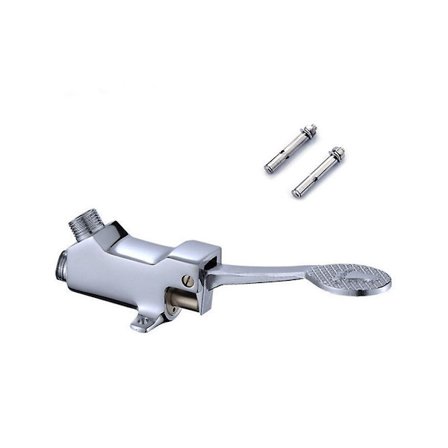 Lattian jalkakäyttöinen hanan ohjauskytkin, kupariallas, yksinkertainen kylmävesihana, kylpyhuone, sairaala