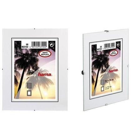 Stöd foto utan ram - HAMA - Clip-Fix - 40 x 50 cm - Antireflexglas - Modern stil