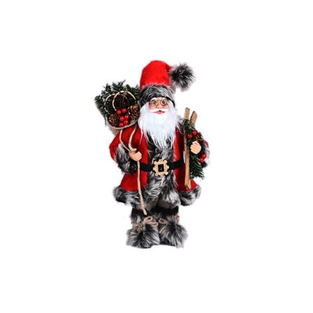 30/45/60 cm julenisse for dukke leketøy figur miniatyr fylt nisse jule hjem dekorasjon Herlig skrivebord pynt barn G