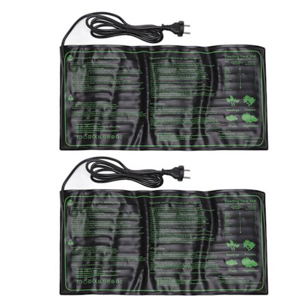 Paris_2st Vedenpitävä taimien lämpömatto kasvien siementen itämiseen ja kasvuun, vakiolämpötilatyyny EU-pistoke 220–240 V