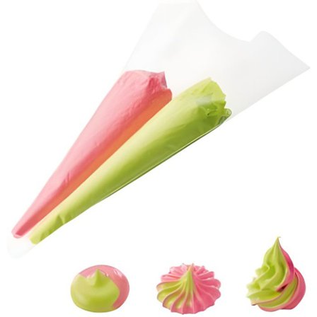 Dobbelt sprøjteposer x 3 genanvendelige 46cm