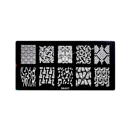 Leimalevy - Kynsikoristeet - DN017 - Suorakulmio