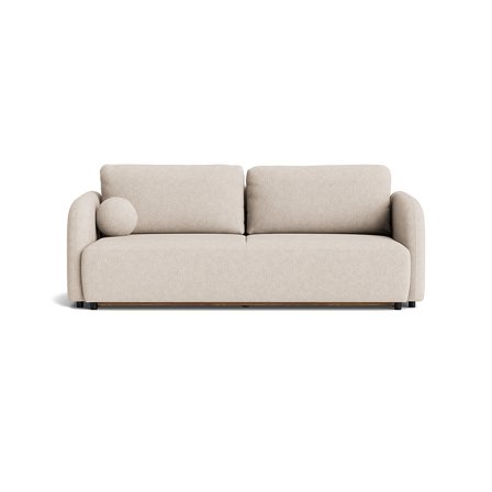 Arezzo 3 personers sovesofa, opbevaring - Aragon Beige - 237x107x93 - Sofa, sovesofa