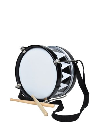 Magni Toys | Drum With Harlequin, Black | 13.5X24X24CM