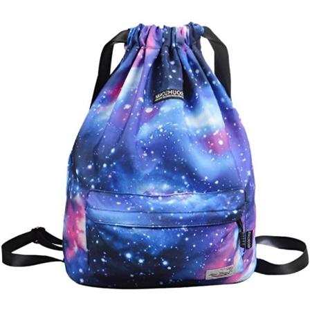 Vanntett snorbag, snorbag, treningsbag, sportsbag for kvinner (QD lilla ros rød gradient)