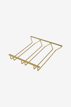 Hippie de Luxe - Glasshanger Hippie De Luxe 3 rækker - Guld - Køkkenopbevaring - Fra Homeroom