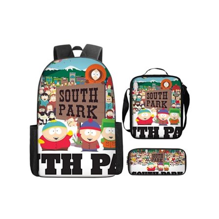 South Park -kouluselkäreppu, kolmiosainen setti