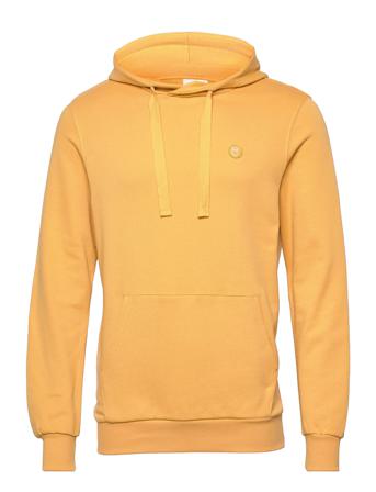 Elm Hood Basic Badge Sweat - Gots/V Hoodie Gul Knowledge Cotton Apparel