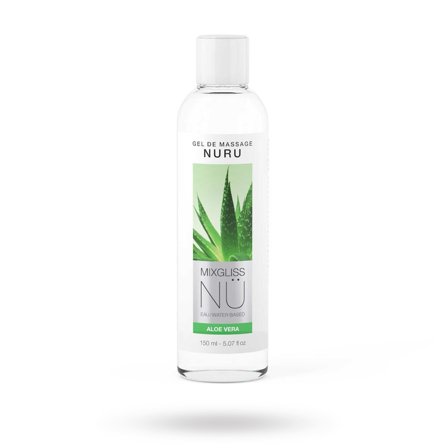 Mixgliss: Nuru NU Aloe Vera - Vandbaseret glidecreme - Vuxen.dk: Glidecremer