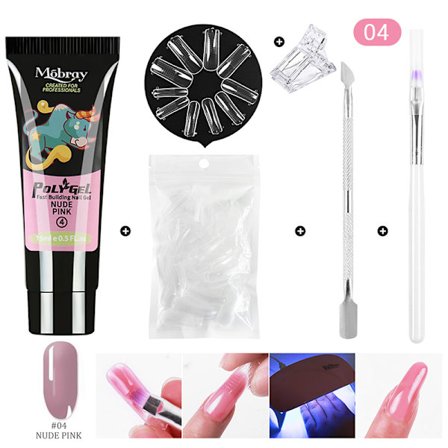 UV Nail Builder Nail Gel Polish Extension Acrylic Kit N12