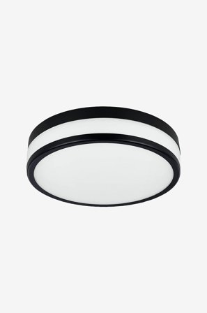 EGLO - Vägg-/taklampa LED Palermo 295 mm, svart/vit - Svart - Plafonder - Från Homeroom