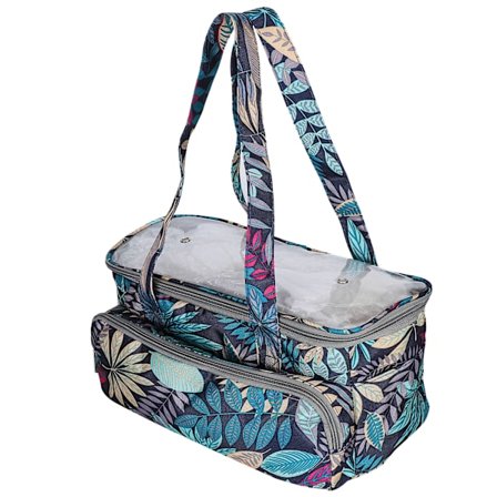 Garnförvaringsväska DIY handgjord stickning virkning tillbehör väska tryckt ullorganisatör