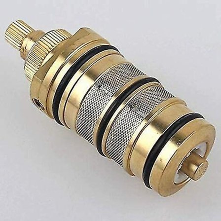 Termostatpatron og messinghåndtak for badekar dusjblanderkran dusjstang dusjblanderkran dusjblanderpatron ny