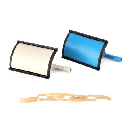 2 stk. Dobbeltzone Klimakontrol Automatisk Aircondition Varmeventil Reparationsdele Kompatibel-for 407 C5 6480E3 6480.E3-FA2-